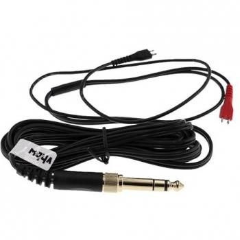 VHBW Audio AUX Kabel 3,5 mm auf 6,3 mm kompatibel mit Sennheiser HD 425, HD 430, HD 440 II, HD 442 II