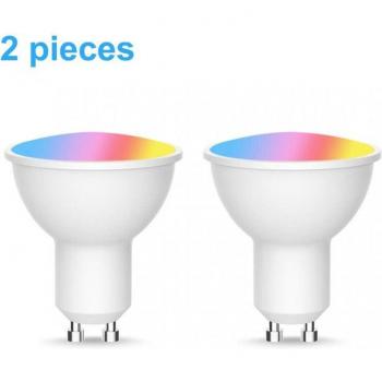 LED GU10 4W WiFi RGB/CW Control Remoto