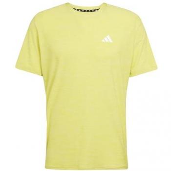 White & Yellow FlexFit Tee – Adidas Train Essentials