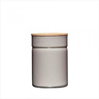 RIESS Emaille Vorratsdose mit Eschenholzdeckel 525ml Truehomewear