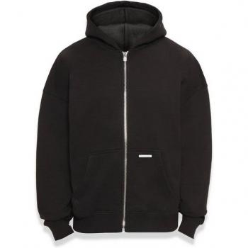 Herren Sweatjacke „Republiq“ – DropSize Bazix, XL, Langarm, Zipper, schwarz