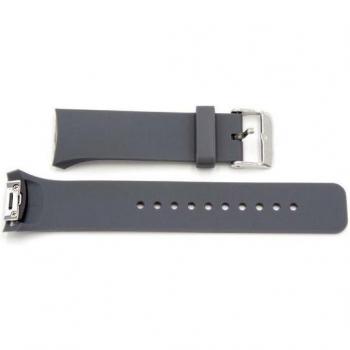 Bracelet connecté gris silicone – 12,5 cm & 8,5 cm, modèle L pour SM‑R720