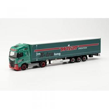 Trains à l’échelle 1/87 : Iveco S‑Way LNG Wildt (Herpa) – 15 m, Multicolore