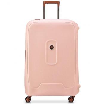 Delsey Moncey 76 Roze Harde Reis Trolley met 4 Wielen