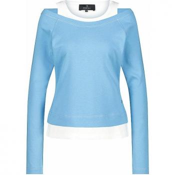 MONARI Langarmshirt für Frauen – Blau, Größe 34 (Artikelnummer 409510)