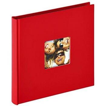 Álbum de Fotos Fun con Recorte para Foto Walther Design, Color Rojo, 18 x 18 cm
