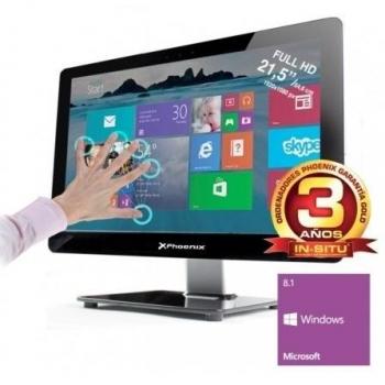 Ordenador Todo en Uno Phoenix Constellation Intel Core i5 8GB DDR3 500GB SSHD 21.5 Táctil