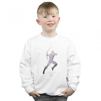 Hawkeye Kinder‑Sportshirt (Junior, 7–8 Jahre) – Weiß