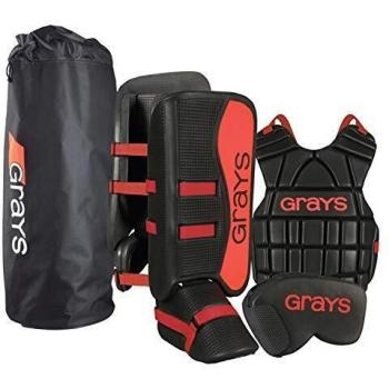 Grays Junior G90 Goalkeeper Shield – Black & Red