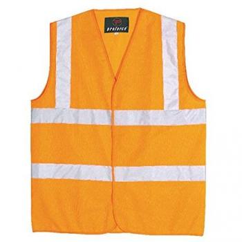 BSeen Hi-Viz Waistcoat Full App. G Orange M