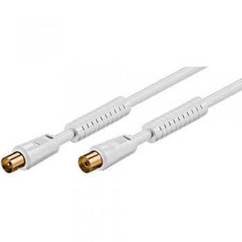 Cable Coaxial Goobay 27721 – 3,5 m – Blanco