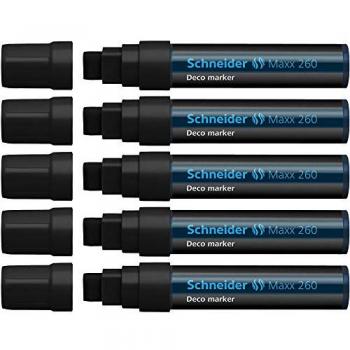 Maxx 260 Odourless Liquid Chalk Marker Black