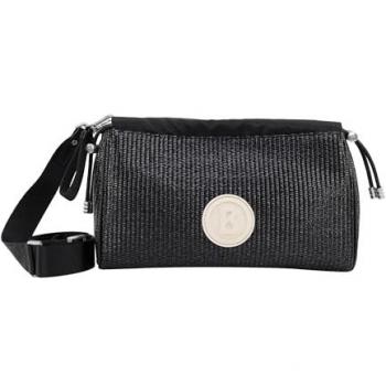 Bogner Elegante große schwarze Damen Schultertasche Airolo Grecia
