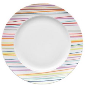Piatto Piano Porcellana Sunny Day Stripes
