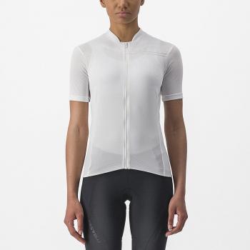 Damen Kurzarmtrikot Castelli Anima 4 in Elfenbein