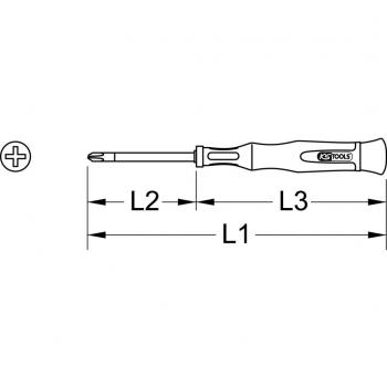 Giravite a croce KS Tools PH1