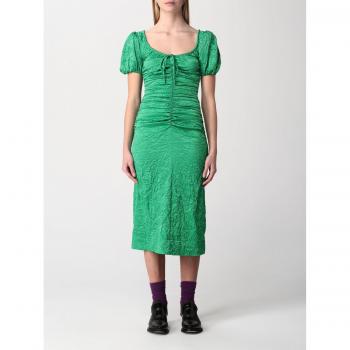Vert Foulé Midi GANNI Femme 34