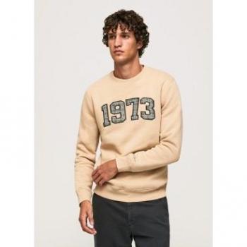 Prenda de vestir para hombre: sudadera beige Stan de Pepe Jeans