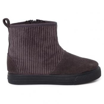 Pisamonas Boots Enfant Tige Velours Gris