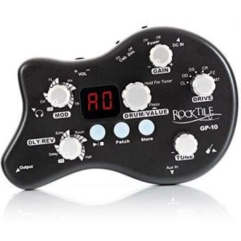 Rocktile GP-10 Gitarren Multieffekt Gerät/Kopfhörer-Verstärker Amp