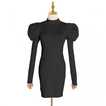 VGH Stilvolles Rollkragenkleid für Frauen