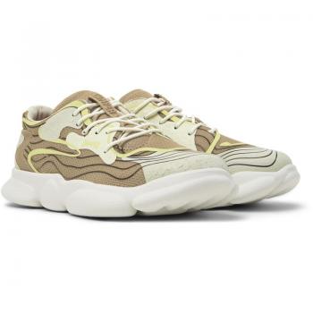 CAMPER Karst Women’s Beige/White/Cream Cotton Slip‑on (Size 6)