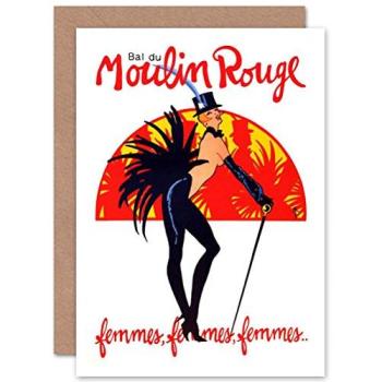 Moulin Rouge Theatre & Venue Greeting Card Set – Blank Inside