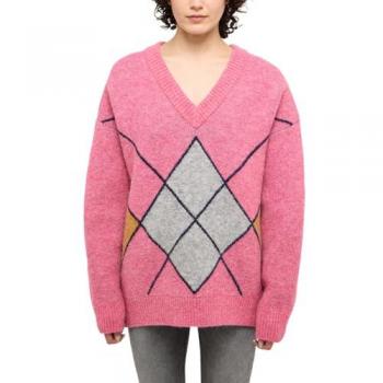 Mustang Oversize Pullover Damen Rosa S