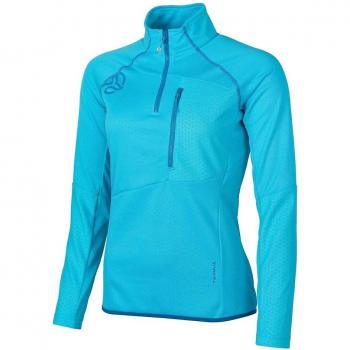 Ternua Berlana 2.0 Pile Half Zip celeste brillante M donna