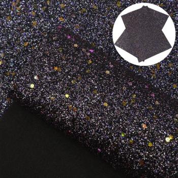 20x34cm Sparkly Faux Leather Fabric for Handmade Projects