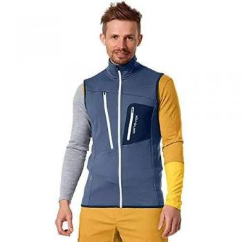 Vesto Uomo Ortovox Grid Fleece Notte Blu XL