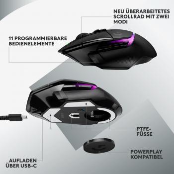 Logitech G502 X PLUS Wired Gaming Mouse