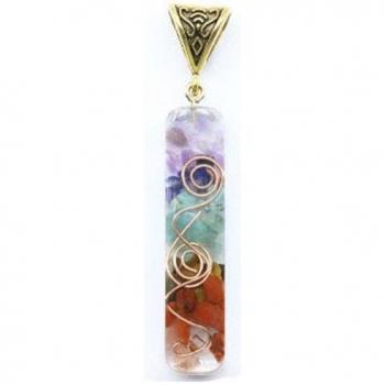 Merkaba Chakra Healing Orgonite Necklace