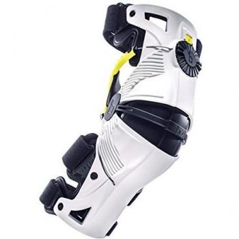 Mobius: ginocchiere ortopediche X8, dimensioni extra large, combinazione di colori bianco e giallo