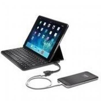 Funda Protectora Kensington K97389ES con Teclado Bluetooth y Batería Extraíble para iPad Air 2
