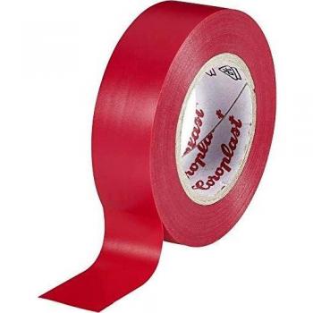 Ruban isolant rouge 25 m x 19 mm Coroplast