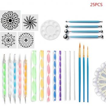 Mandala Dotting Tools 25-Piece Set