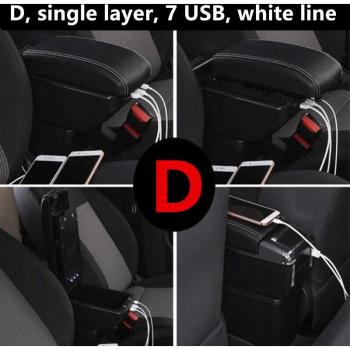 Chery A1 A3 2007 Central Storage Armrest Box with USB