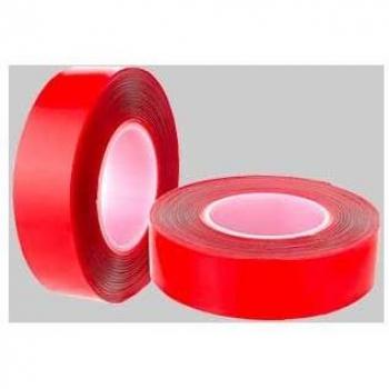 Ruban adhésif double face transparent extra fort 19x1,5 m fabriqué en Italie