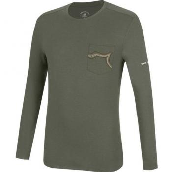 Olive‑Grünes Long Sleeve Shirt für Herren, Wild Country Session 3, Größe XXL