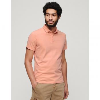 Polo Superdry Homme Manches Courtes Rose
