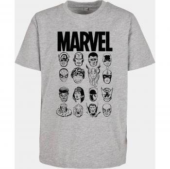 Dětské tričko Marvel Crew v šedé barvě s vřesovým nádechem