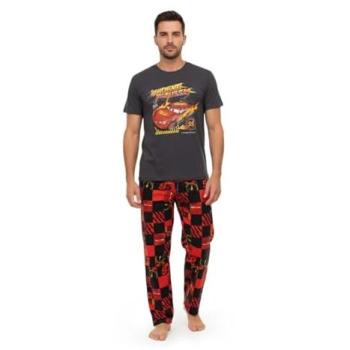 Disney Men’s XL Comfort Sleep Set (Short Sleeve, Long Legs) – Rainbow