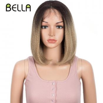 Mint Green Blonde Bob Wig