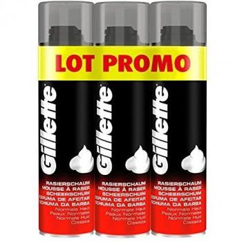 Gillette Mousse à Raser 3 x 300 ml