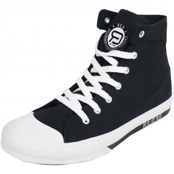 RED by EMP Walk The Line Sneaker High in Schwarz/Weiß (EU41)