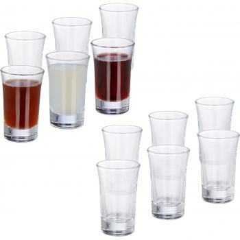Vasos de Tequila 6 Unidades – 4 cl, Transparente, Lavavajillas
