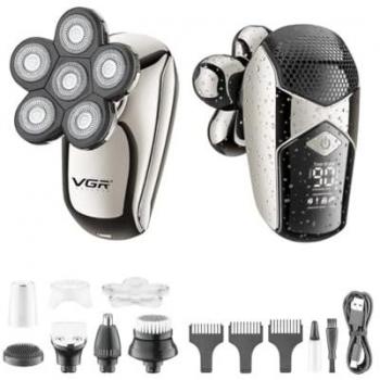 Rasoio Ricaricabile 5in1 Impermeabile VGR V-320