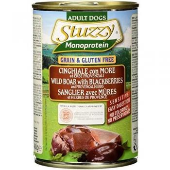 Stuzzy Dog Monoprotein cinghiale con more