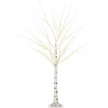 HOMCOM Arbre de Noël LED 96 Branches
